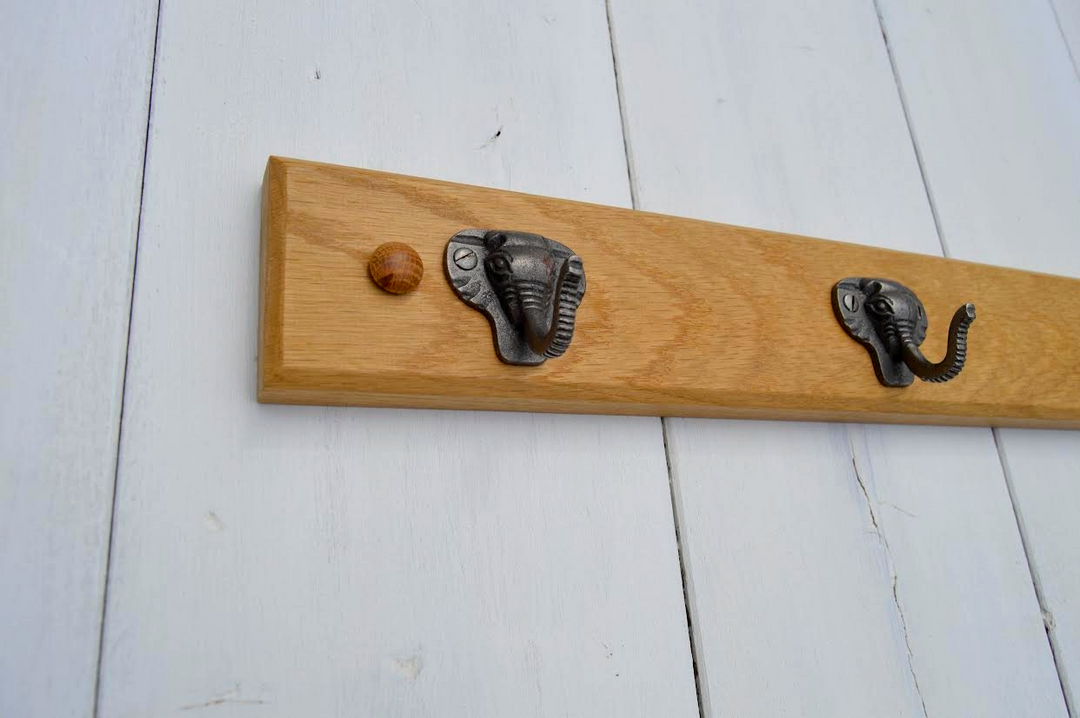 Small Elephant Coat Hooks