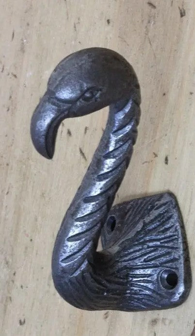 Cast Iron Flamingo Coat Hooks