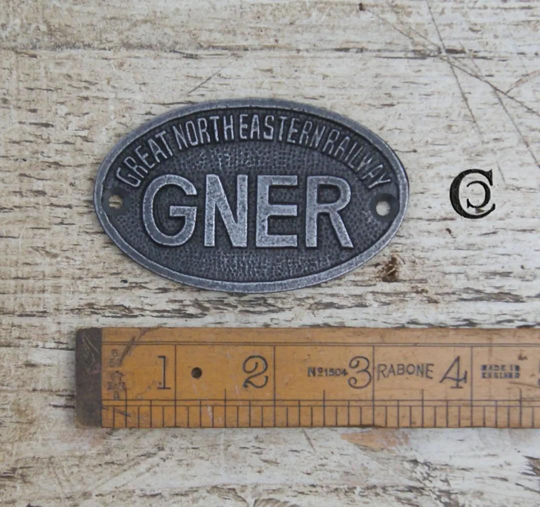 Cast Iron Train Signs
