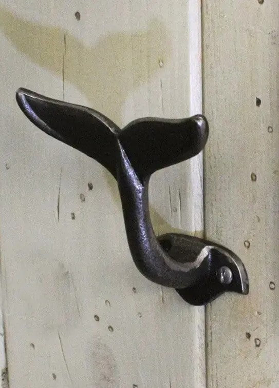 Cast Iron Whale Tail Coat Hooks