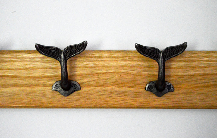 Cast Iron Whale Tail Coat Hooks