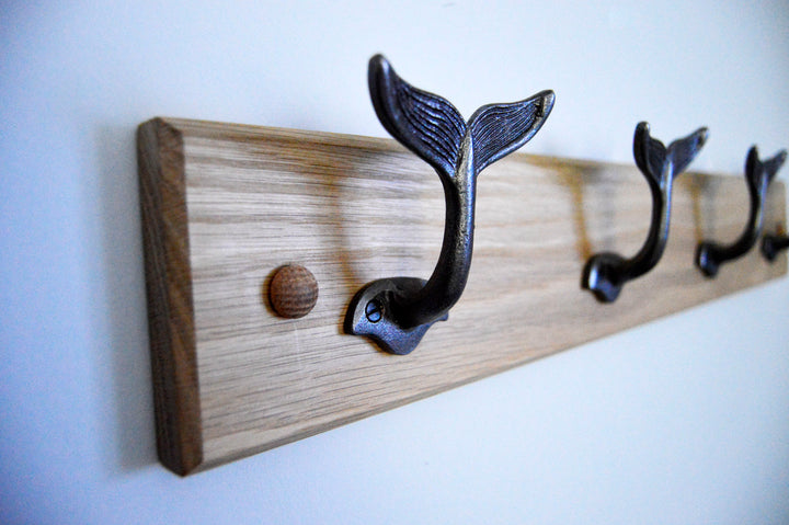 Cast Iron Whale Tail Coat Hooks – The Paper Star