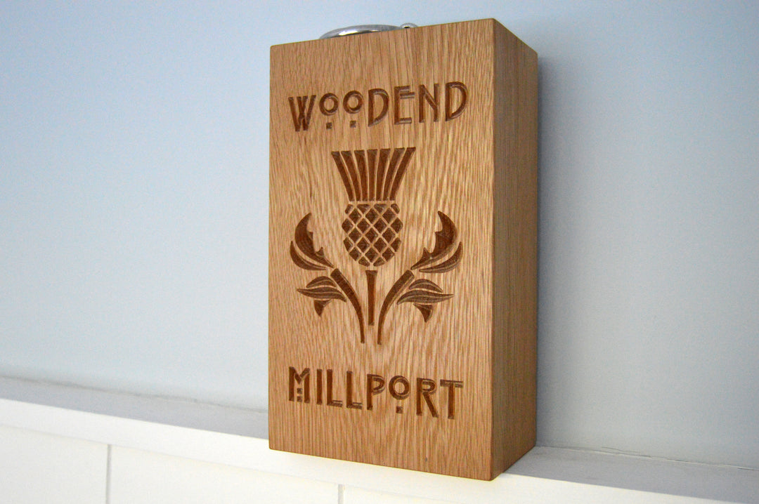 Solid Oak Hand Made Door Stop
