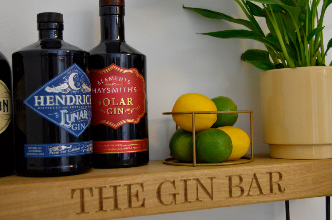 Chunky Oak Gin Shelf,