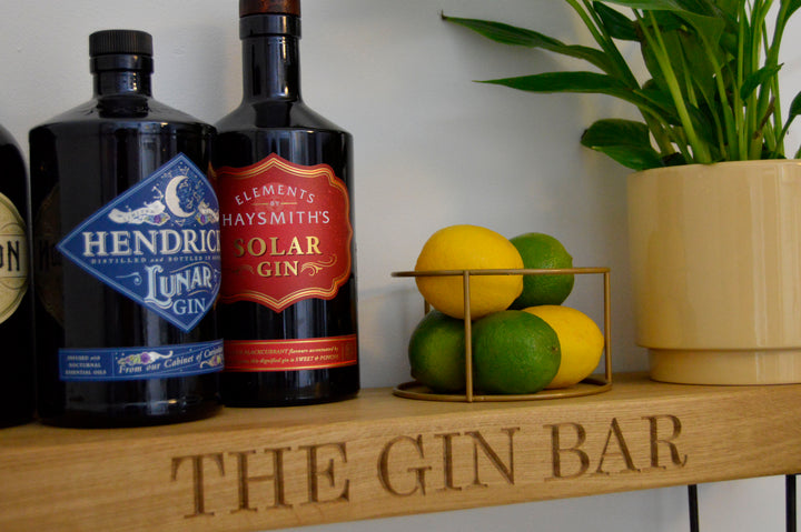 Chunky Oak Gin Shelf,
