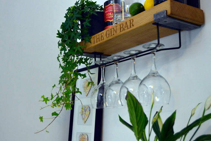 Chunky Oak Gin Shelf,