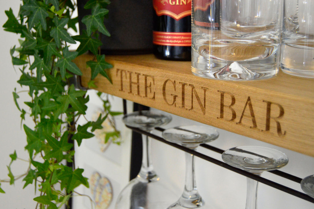 Chunky Oak Gin Shelf,
